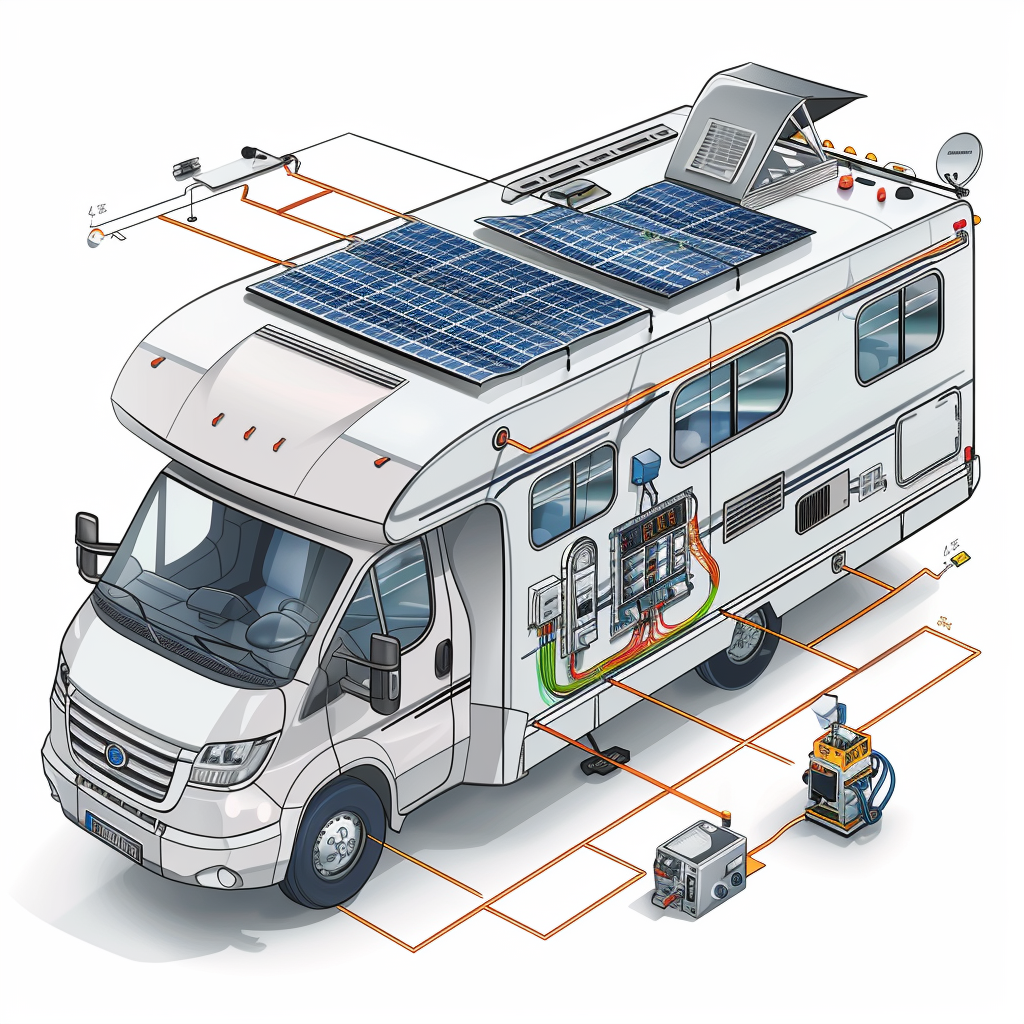 RV solar system diagram: Power your adventures with the sun